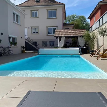 Ferienwohnung Les Petites Plumes D'Hag Hagenau Exterior foto