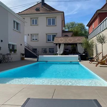 Ferienwohnung Les Petites Plumes D'Hag Hagenau Exterior foto